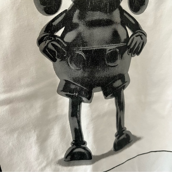 ORIGINAL FAKE sz 3 US sz M White Companion Tee Tshirt Medicom Toy KAWS - Picture 4 of 9